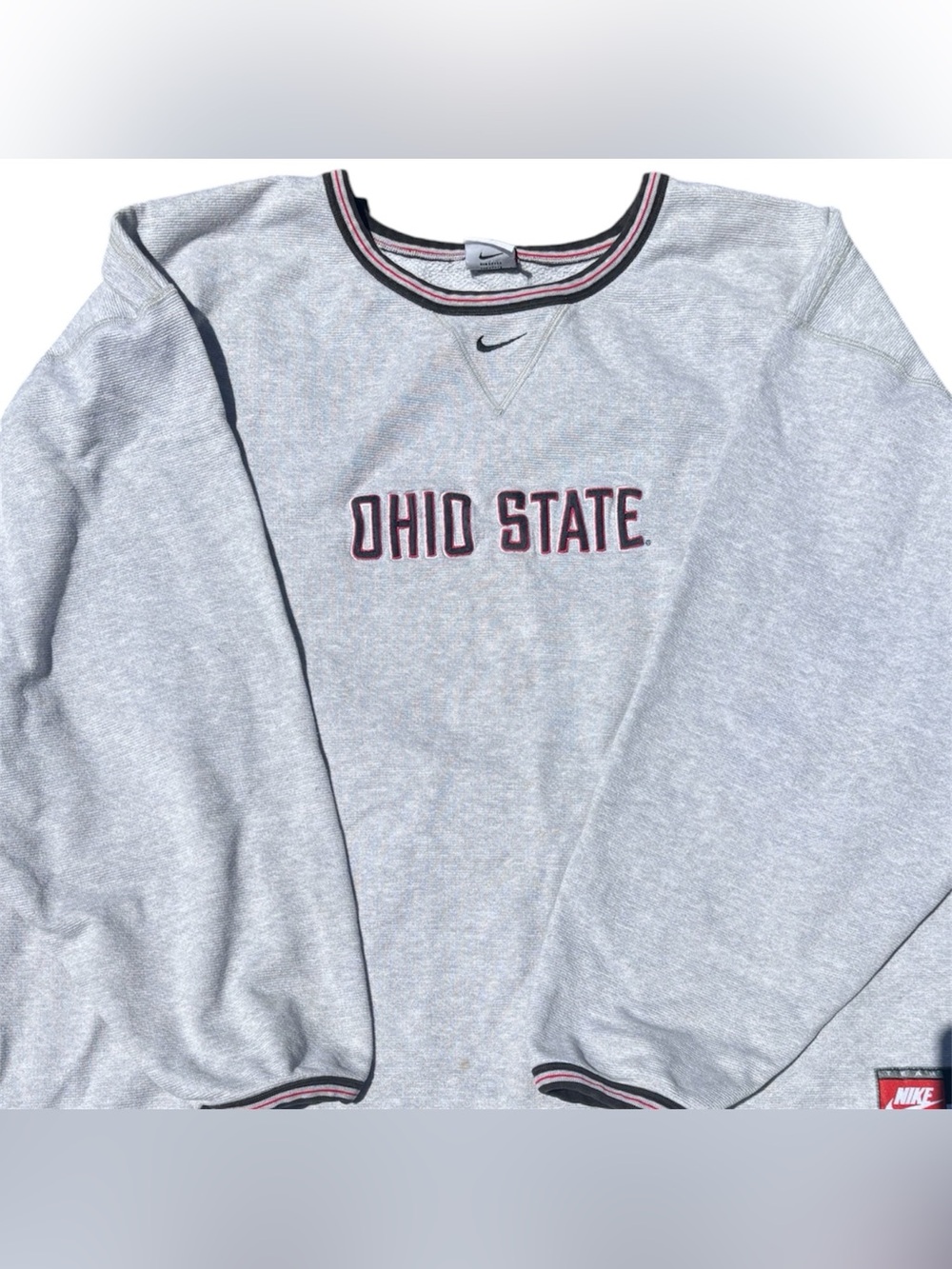 vintage Nike Ohio State Buckeyes crewneck sweatshirt in heather gray